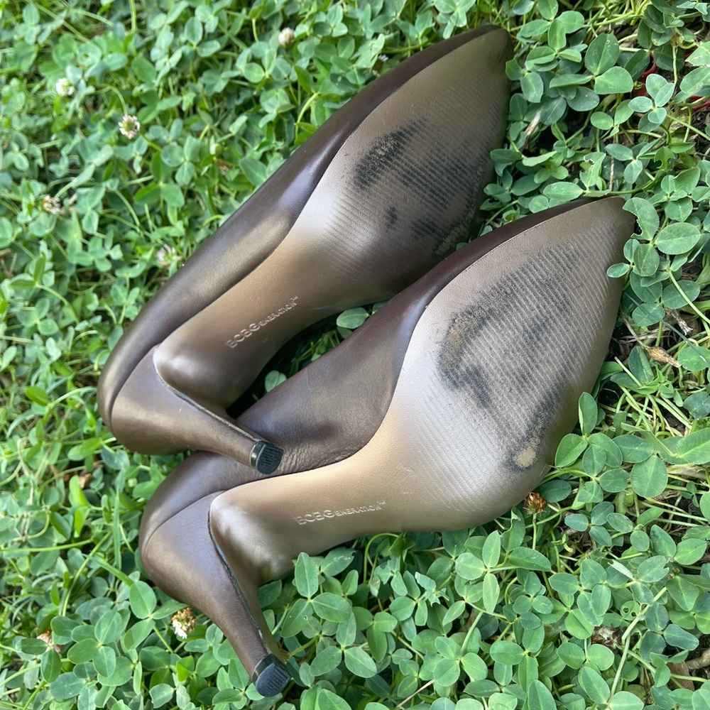 Bcbgeneration Leather Brown Pumps - image 7